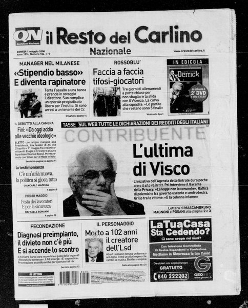 Il Resto del Carlino : giornale dell'Emilia